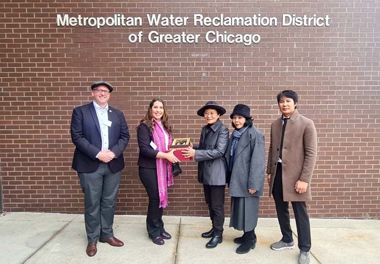 คุณหญิงกัลยา เยี่ยมชมอุโมงค์น้ำชิคาโก โมเดลแก้ปัญหาน้ำท่วมและกำจัดน้ำเสีย