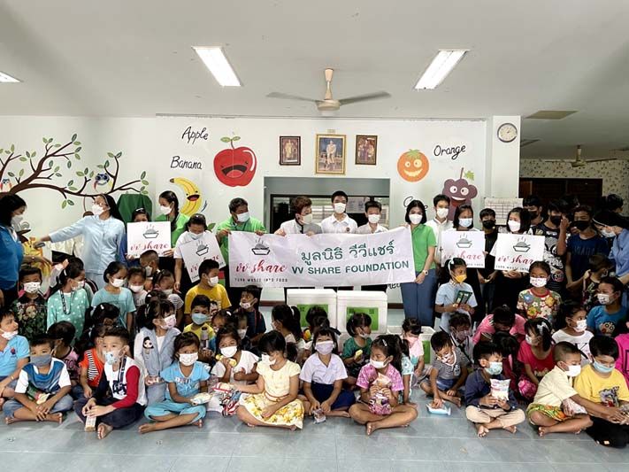 ‘วีวี แชร์’ เดินหน้า ส่งมอบอาหารส่วนเกินให้แก่ผู้ยากไร้  สร้าง ‘วีวี แชร์ โมเดล’ กระจายการแบ่งปันทั่วประเทศ