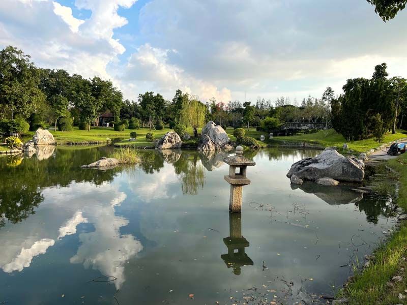 สวนหลวง ร.9 อร่าม พรรณไม้งามสะพรั่ง
