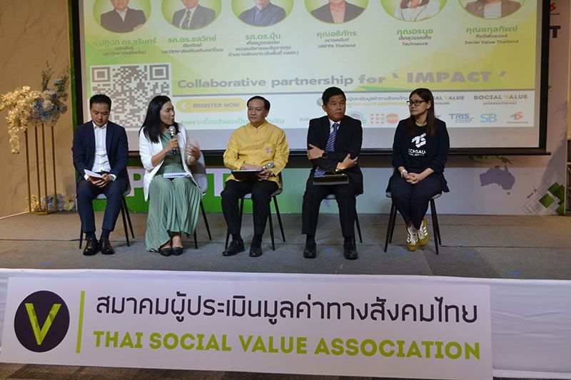 สมาคมผู้ประเมินมูลค่าทางสังคมไทย เปิดเวทีสะท้อนเสียงในระดับนโยบาย จัดเสวนา ‘Buiding Impact Ecosystem in Thailand’