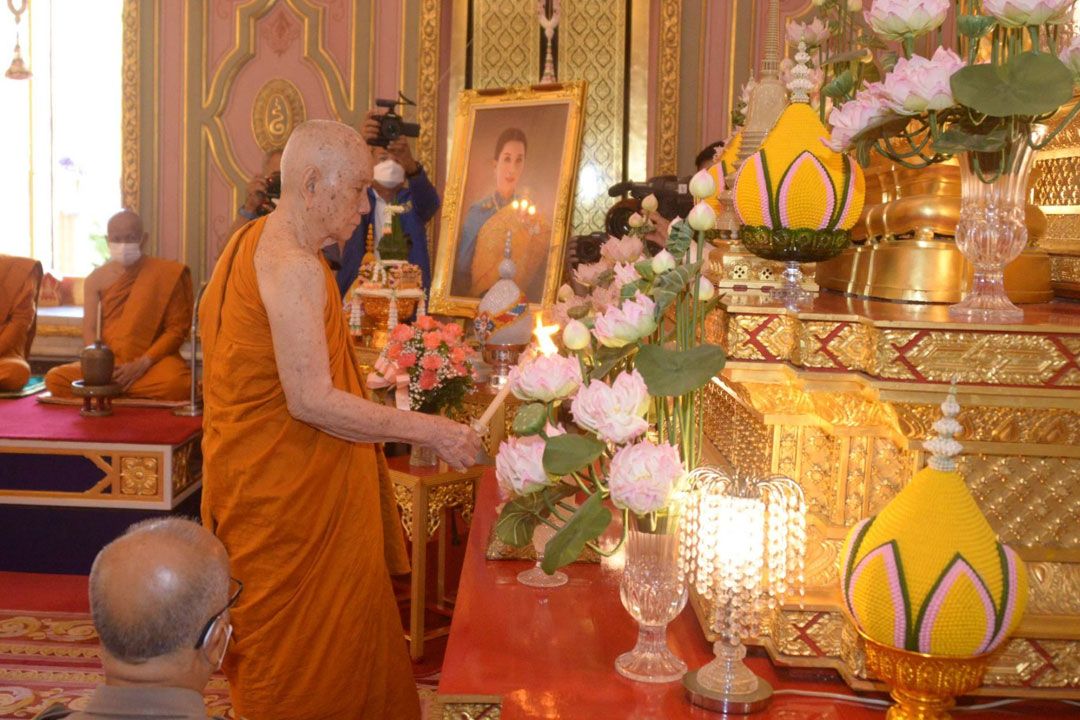 'สมเด็จพระสังฆราช'นำเจริญพระพุทธมนต์ ถวายพระพรแด่'เจ้าฟ้าพัชรกิติยาภาฯ'