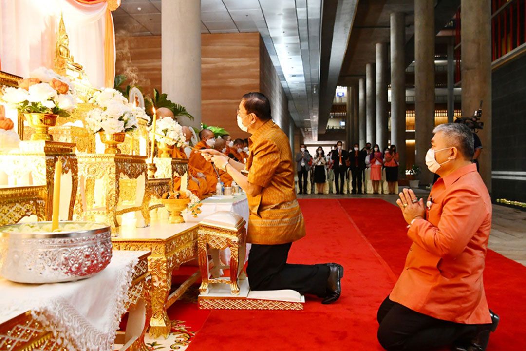 'วุฒิสภา'จัดพิธีเจริญพระพุทธมนต์และถวายพระพรแด่'เจ้าฟ้าพัชรกิติยาภา'