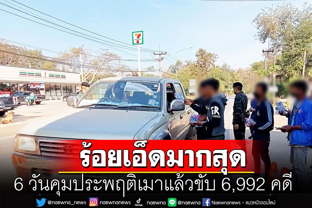 ศาลสั่งคุมประพฤติเมาขับ 6 วัน ยอดสะสมสูง 6,992 คดี ย้ำมาตรการเข้มแก้ไขฟื้นฟูผู้กระทำผิด