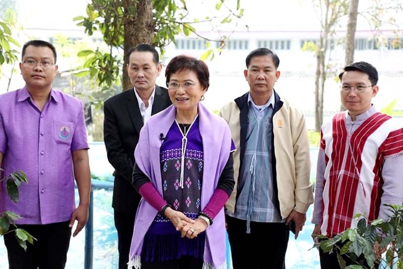 คุณหญิงกัลยา ลงพื้นที่อมก๋อย  ติดตามผลโครงการอัจฉริยะเกษตรประณีตฯ