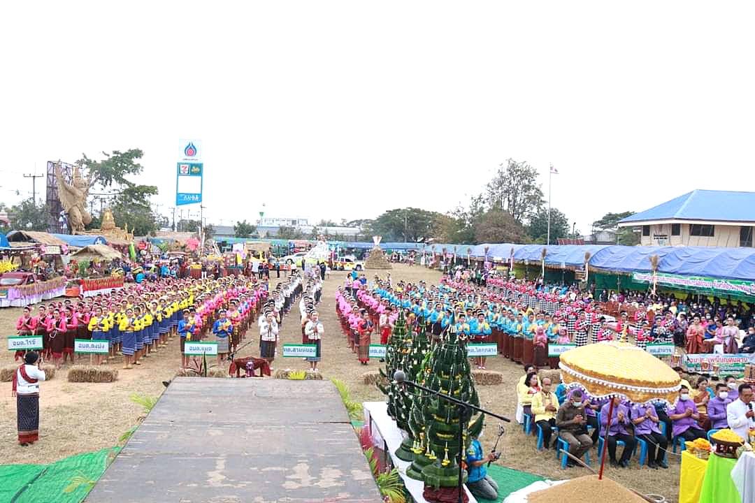สกู๊ปพิเศษ : เปิดตำนาน บุญคูณลาน สืบสานวัฒนธรรม ชาวนาอำนาจเจริญ