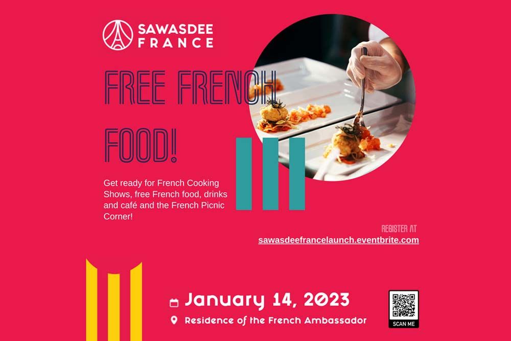 สถานทูตฝรั่งเศสเปิดบ้านทำเนียบท่านทูต  ฉลองเปิดตัว Sawasdee France กับกิจกรรมหลากหลาย