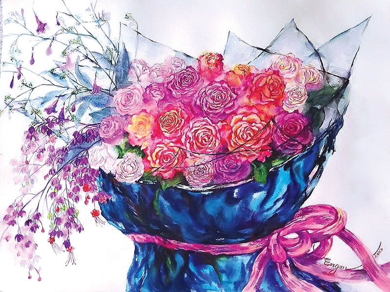 จุดประกายดอกไม้แห่งความสุขให้เบ่งบานในใจอีกครั้ง  กับนิทรรศการ‘Art in Bloom Watercolors 2023’