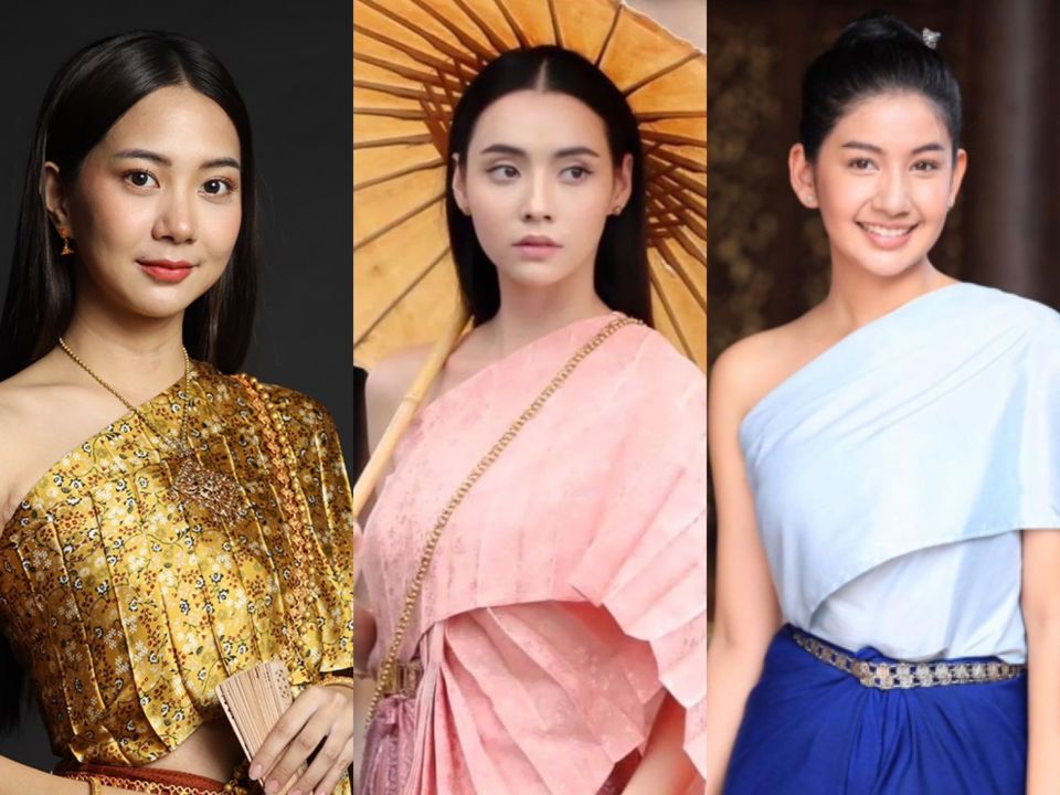 รวมภาพชุดไทย 'มุกดา,ฝน,มะเหมี่ยว'ละคร 'เภตรานฤมิต'ตอนแรก 18 มึ.ค.นี้