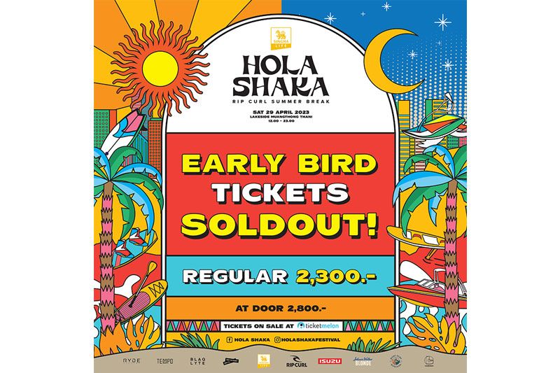 夏に向けて撮影!!  「HOLA SHAKA Festival 2023」販売開始、早割チケット20分完売!!