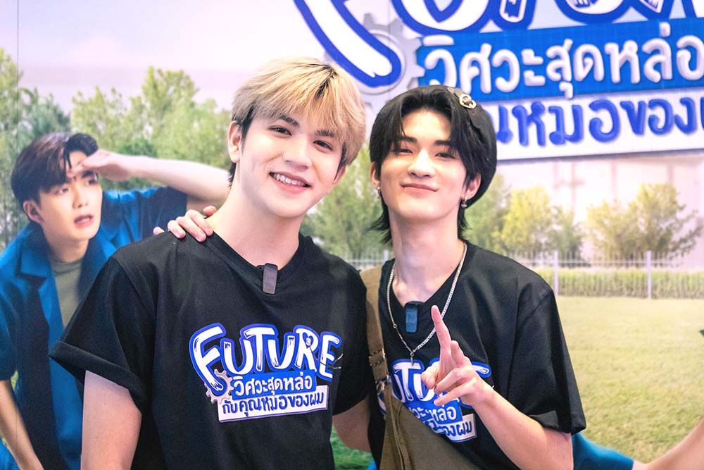 ‘บูม-บิ๊กบูม’แท็กทีมเพื่อนวิศวะ-หมอ แถลงข่าวเปิดตัวซีรี่ส์