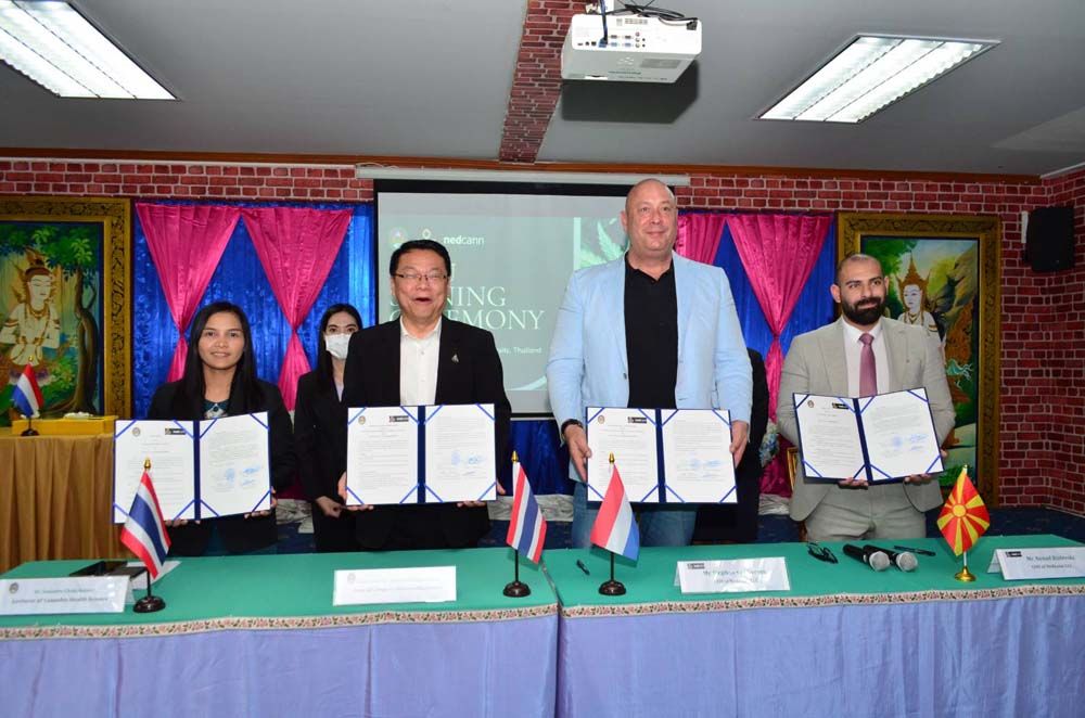 บิ๊กกัญชาโลกจับมือมรภ.สวนสุนันทา จัดตั้ง 'Nedcann Thailand' ลุยอุตสาหกรรมกัญชาการแพทย์