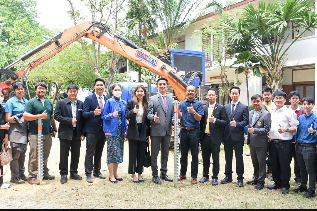 คณะวนศาสตร์ มก.ผนึกกำลัง'เข็มเหล็ก-มจพ.'เดินหน้าร่วมวิจัยพัฒนาผลิตภัณฑ์ค้ำยันต้นไม้