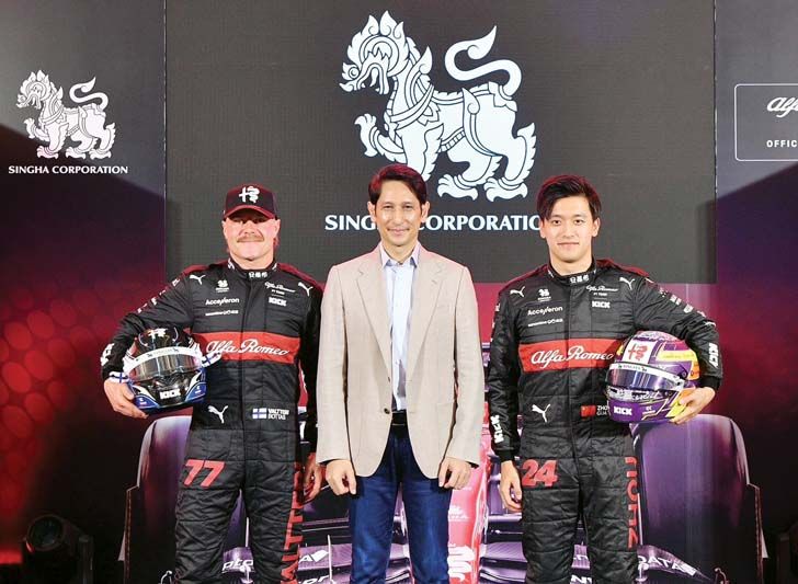 ยอดนักขับ F1 จับมือสิงห์ลุยความเร็ว