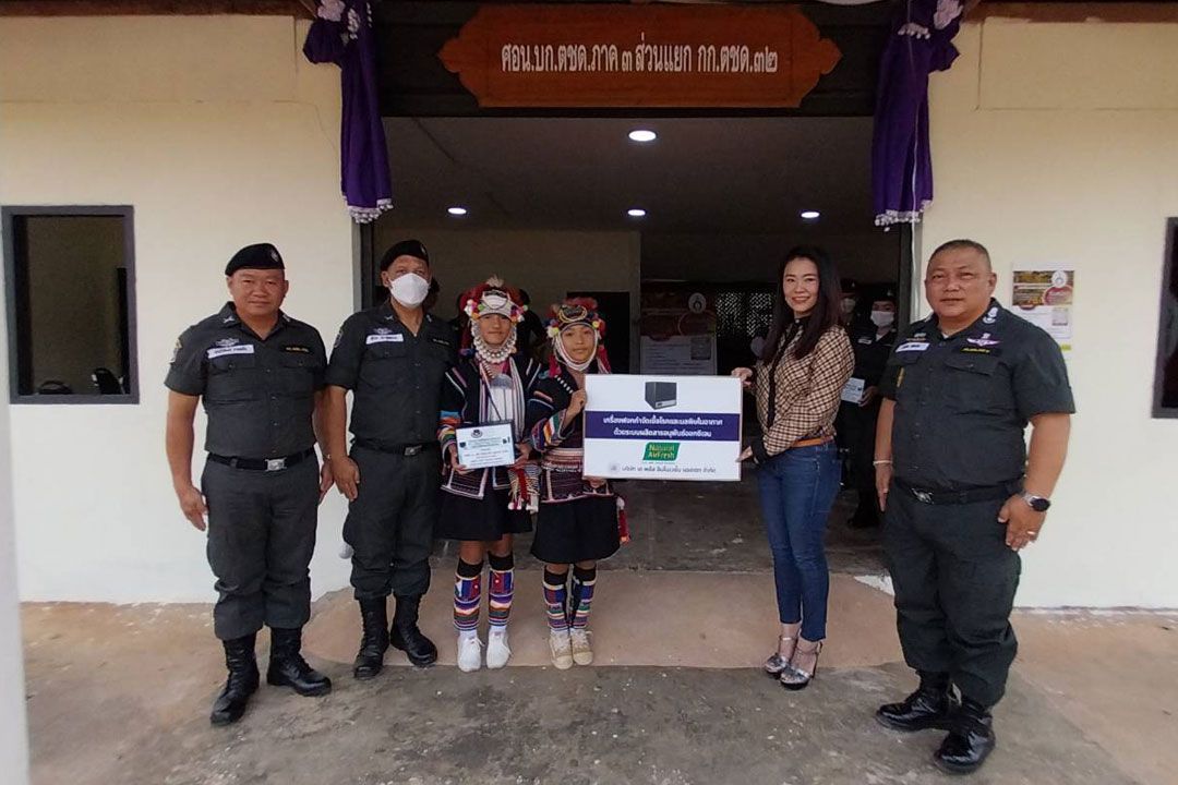 บจก.เอ พลัสฯ มอบเครื่องฟอกกำจัดเชื้อโรคและมลพิษในอากาศ แก่ 6 รร.ตชด.