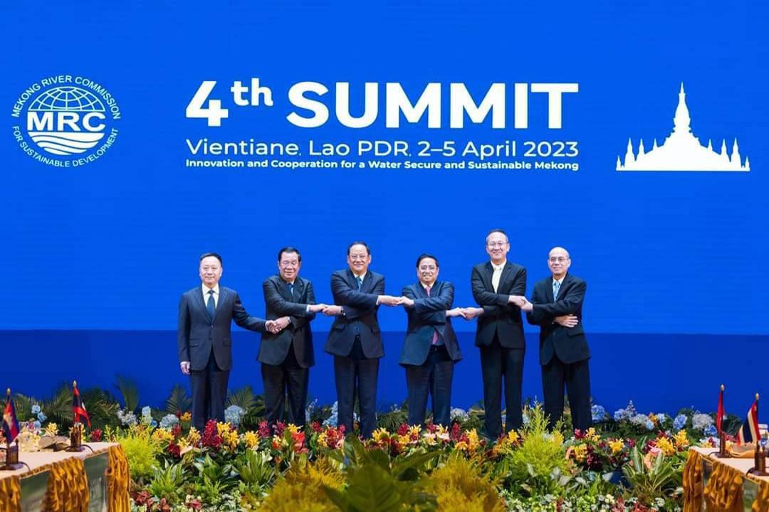 ผู้นำ 4 ชาติสมาชิกลุ่มน้ำโขงตอนล่าง ประกาศเจตนารมณ์ ‘ปฏิญญาเวียงจันทน์’ เร่งสร้างความมั่นคง-ยั่งยืนด้านน้ำ