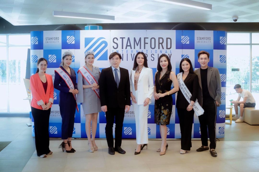 'คิตตี้-กิจติพร' นำทีม mrs.เข้าพบ อธิการบดีStamford