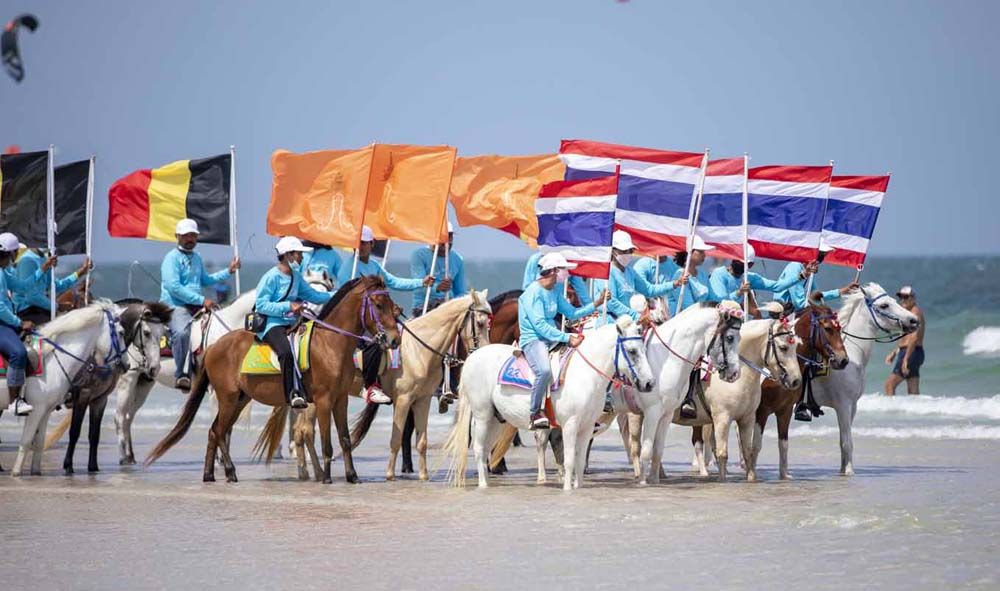 การแข่งขันขี่ม้าโปโลบนชายหาด  ‘อินเตอร์คอนติเนนตัล-บี.กริม บีช โปโล 2023’