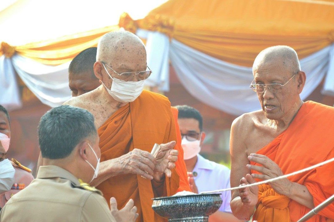 สมเด็จพระสังฆราช ประธานพิธีเททองหล่อนำฤกษ์อนุสรณ์ 151 ปี พุฒาจารย์โต