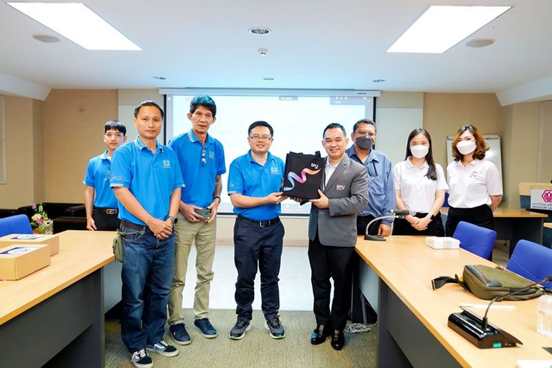 OOE SPU ต้อนรับ ม.อุบลราชธานี  ดูงาน e-Learning และผลิตสื่อดิจิทัล