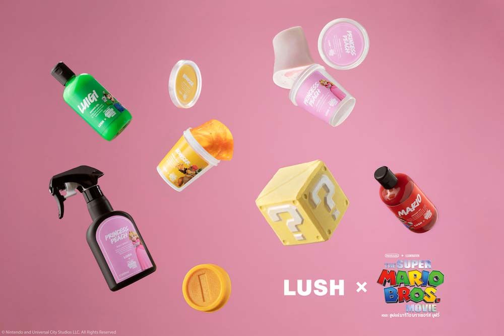 LUSH เปิดตัว LUSH X The Super Mario Bros. เอาใจแฟนมาริโอ
