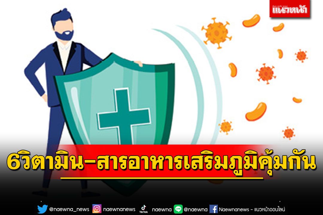 6 วิตามินและสารอาหารเสริมภูมิคุ้มกัน