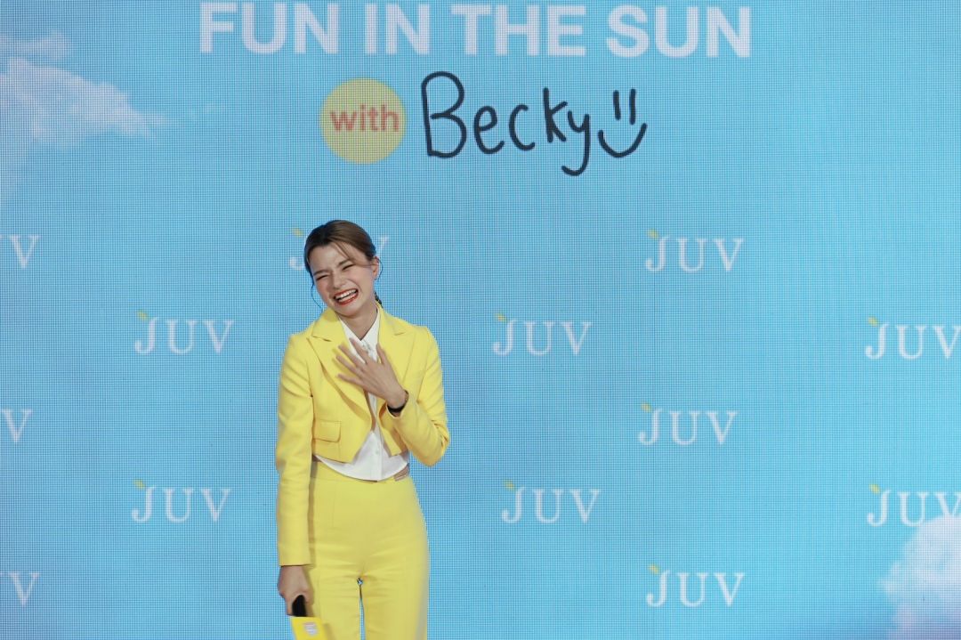 ‘เบ็คกี้–รีเบคก้า’ นั่งแท่น Friend of JUV จัดเต็มโมเมนต์สุดฟิน ‘JUV X Becky : FUN IN THE SUN WITH BECKY’