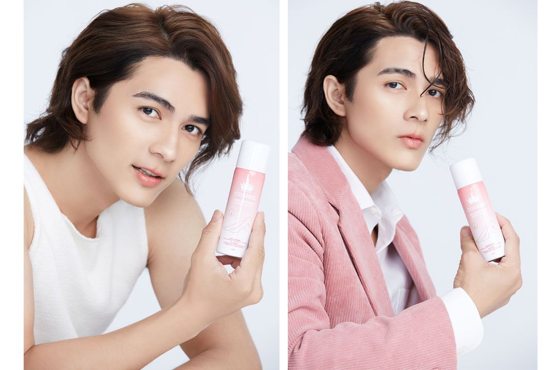 META COSMIC โชว์นวัตกรรมใหม่ ‘เขย่า ฉีด เช็ด’ พร้อมดึง ‘แน็ก ชาลี’ นั่งพรีเซนเตอร์ชายคนแรก