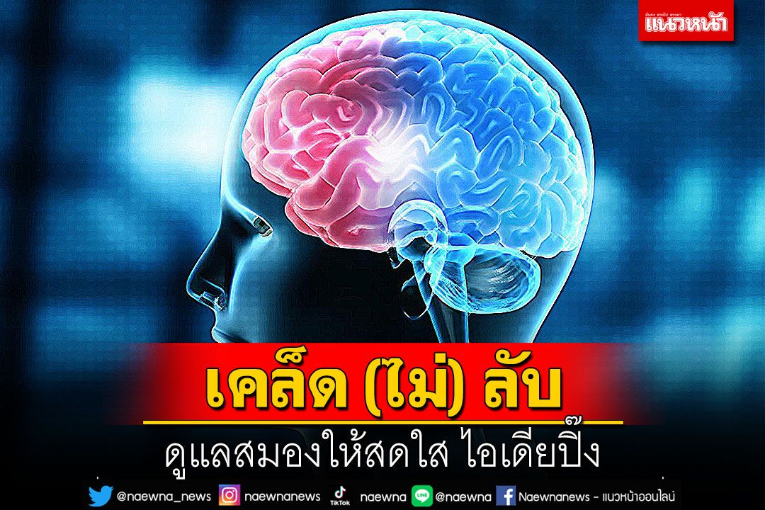 เคล็ด (ไม่) ลับดูแลสมองให้สดใส ไอเดียปิ๊ง