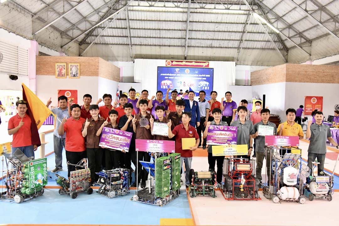 ทีมอาชีวะ'พนมดิน'คว้าแชมป์หุ่นยนต์ ABU 2023 ตัวแทนประเทศไทยแข่งนานาชาติ