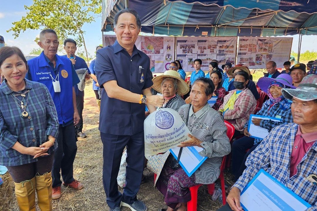 สถาบันปิดทองหลังพระ ร่วมภาครัฐและเอกชนสู้ภัยแล้ง