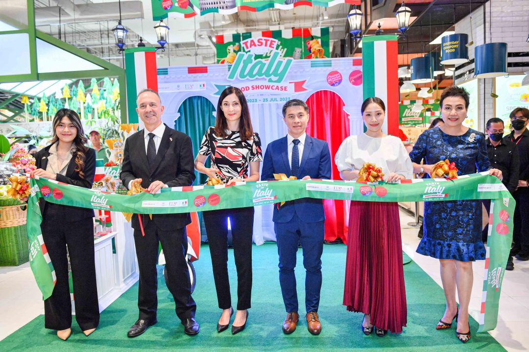 'กูร์เมต์ มาร์เก็ต 'ร่วมกับ สำนักงานพาณิชย์อิตาเลียน และ สถานทูตอิตาลีประจำประเทศไทย  จัดงาน 'Taste of Italy Food Showcase2023'