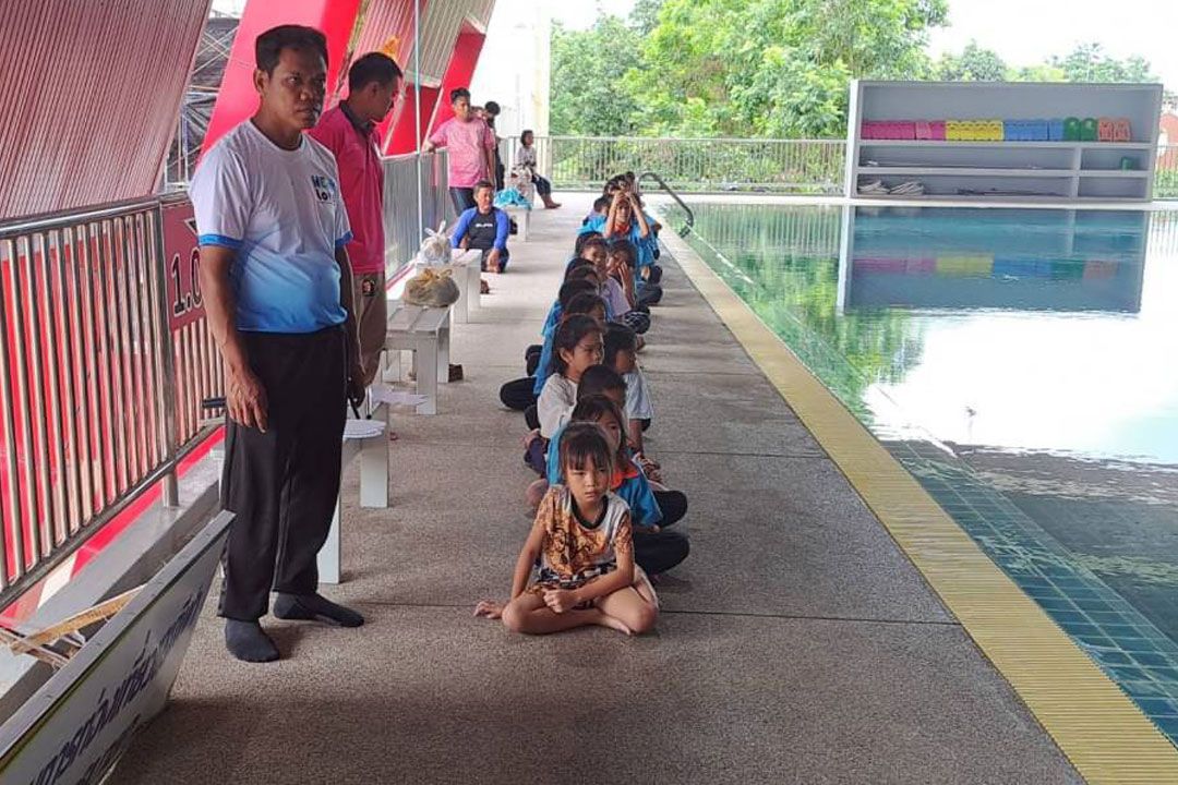 สำนักงานท่องเที่ยวและกีฬาจังหวัดนครนายกจัดโครงการเด็กไทยว่ายน้ำได้ประจำปี'66