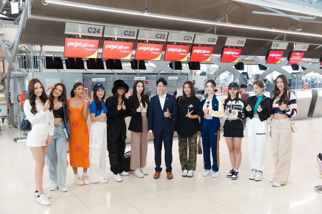 'ไทยเวียตเจ็ท'ต้อนรับ‘มิสแกรนด์ไทยแลนด์ 2023’ บนเที่ยวบินสู่ภูเก็ต