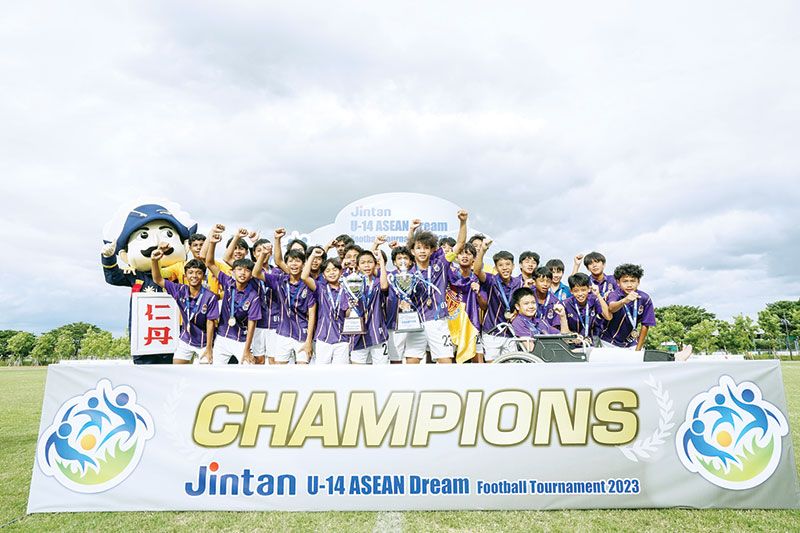 ‘คริสเตียน’แชมป์ลีกJINTAN-U14  สานฝันร่วมซ้อมกับยอดทีมเจลีก