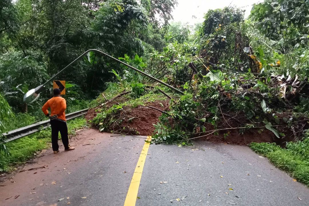 ‘น่าน’อ่วม!ฝนถล่มหนัก ดินสไลด์ปิดเส้นทาง‘บ่อเกลือ-เฉลิมพระเกียรติ รถผ่านไม่ได้