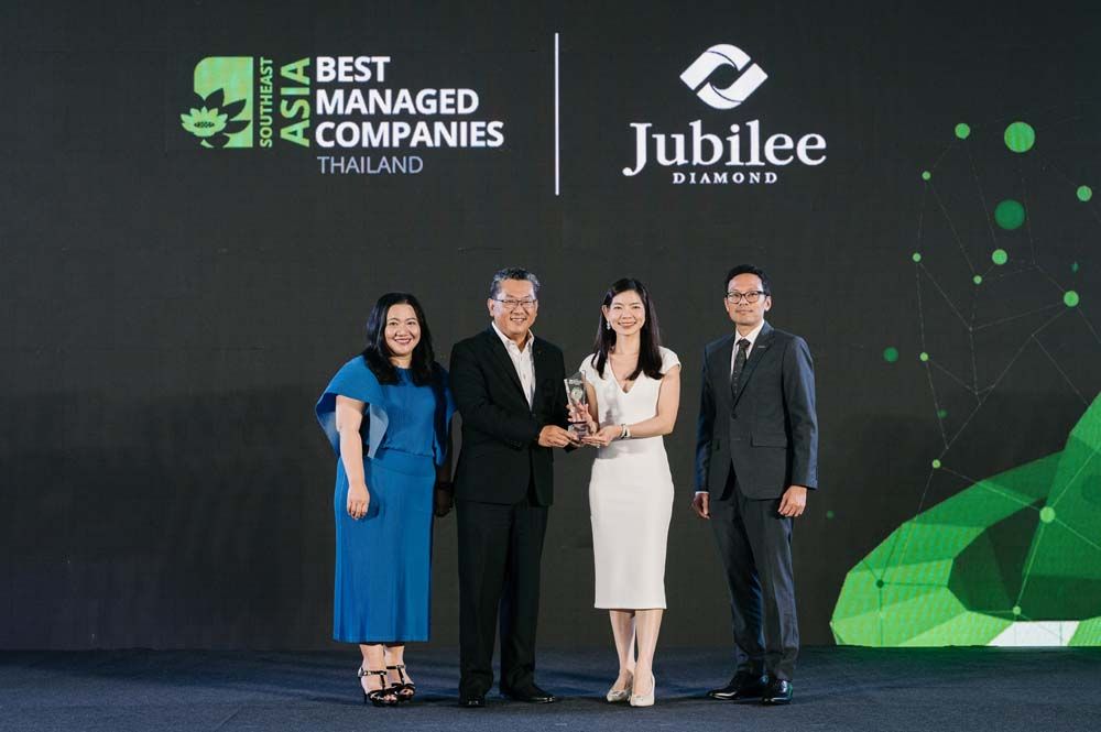 Jubilee คว้ารางวัลระดับโลก Thailand’s Best Managed Companies 2023