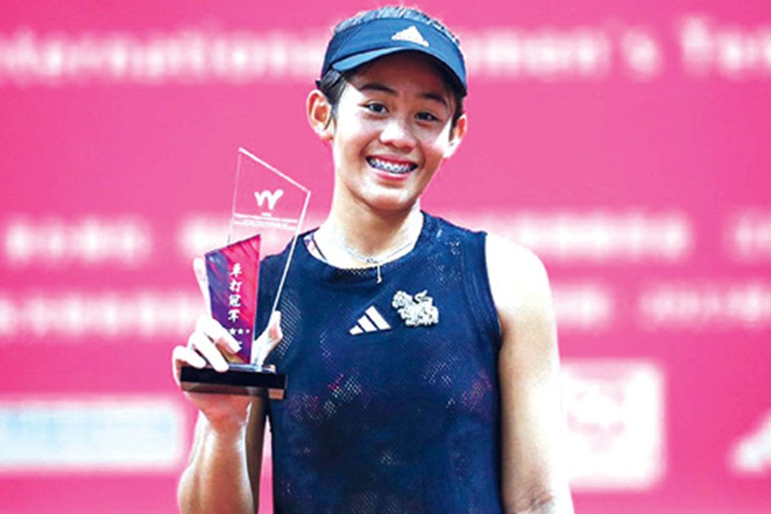 ‘ลัลนา’หวดกระหึ่มโค่นเต็งหนึ่ง ซิวแชมป์เทนนิสศึกใหญ่ที่จีน