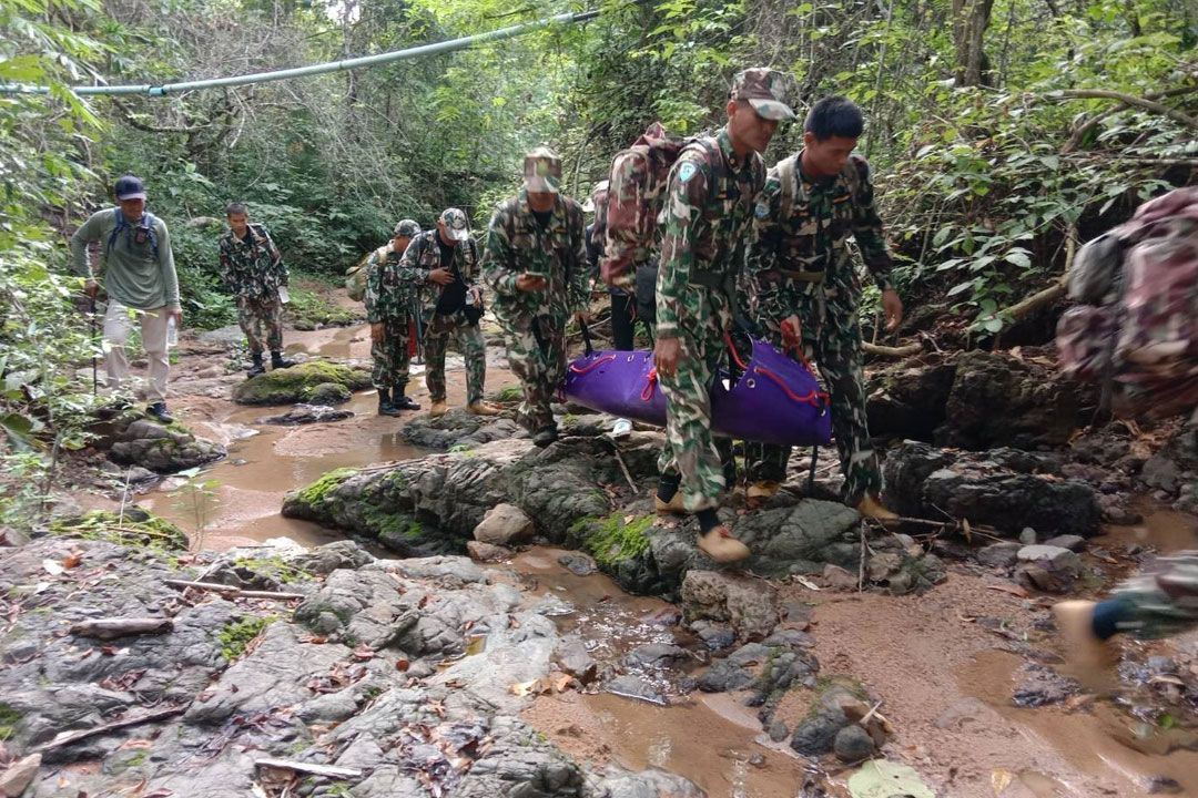 ‘อุทยานแห่งชาติแม่จริม’ซ้อมค้นหาผู้ประสบภัยพิบัติภาคป่าภูเขา