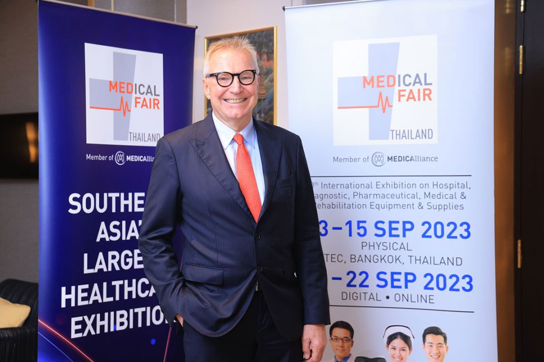เมสเซ่ ดุสเซลดอร์ฟ ชี้ 3 เทรนด์สุขภาพสำคัญแห่งอนาคต จัดงาน ‘เมดิคอล แฟร์ ไทยแลนด์ 2023’ หนุนไทยเป็นฮับการแพทย์อาเซียน