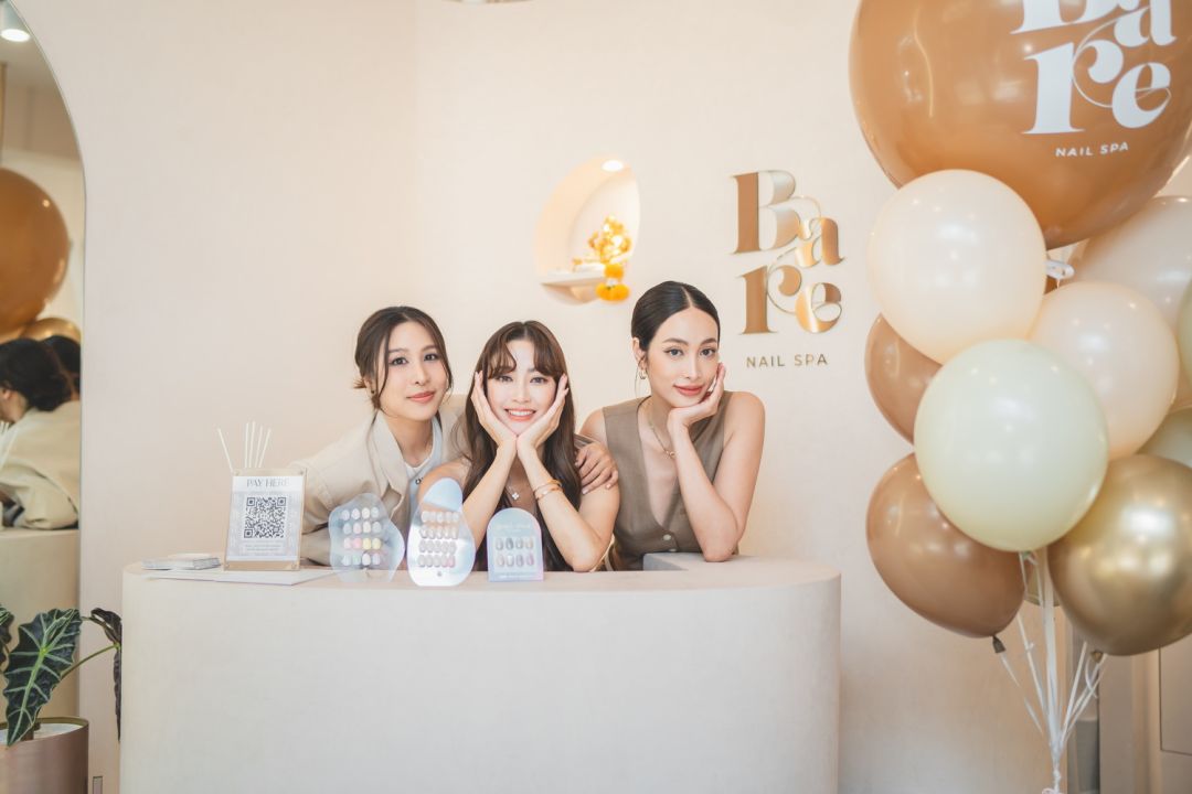 'พริม-แพร์-เอม' 3 สาวสวย และสุดซี้  จับมือเปิดร้านเล็บ'Bare Nail Spa'
