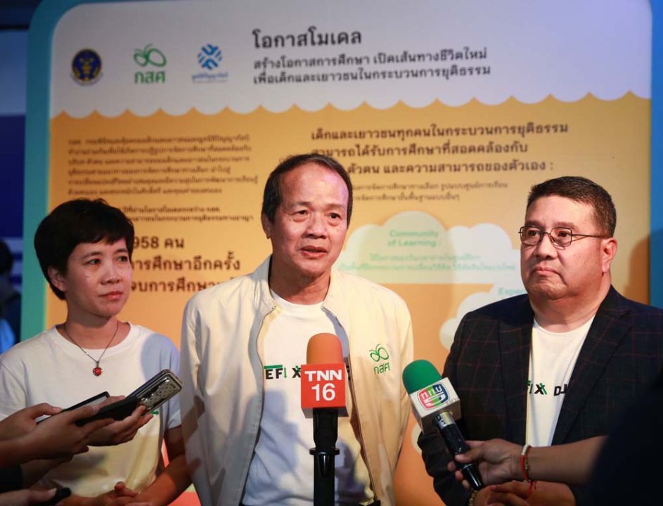 สกู๊ปพิเศษ : กสศ.จับมือกรมพินิจฯและ20เครือข่าย  สร้างโอกาสการศึกษา เปิดเส้นทางชีวิตใหม่