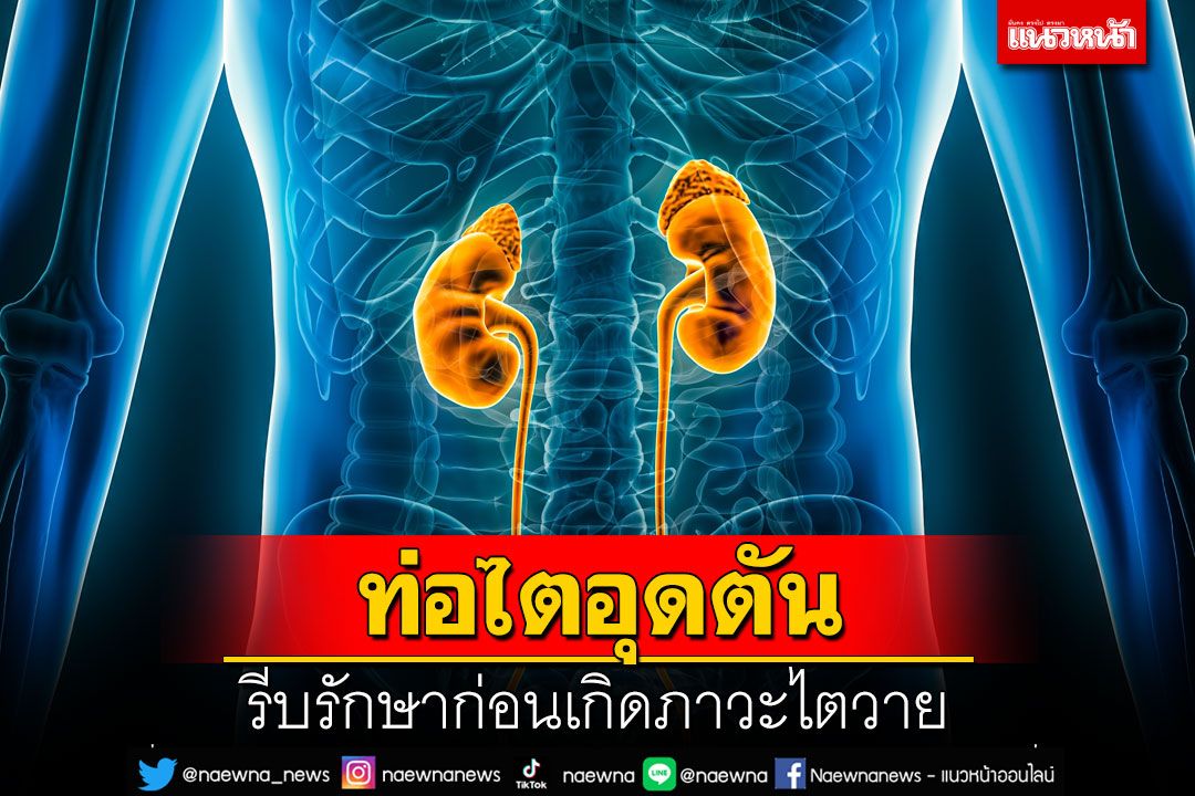 ท่อไตอุดตัน รีบรักษาก่อนเกิดภาวะไตวาย