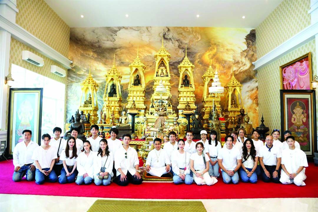 ‘นาย-ณภัทร’ นำทีม บวงสรวงละคร ‘โทษฐานที่รักเธอ’