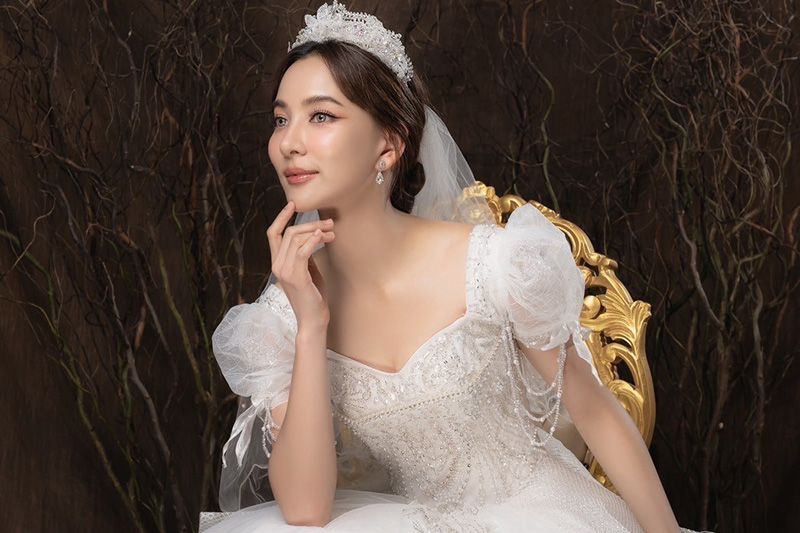 'กรีน-อัษฎาพร'สวยหวานในชุดเจ้าสาวสไตล์กูตูร์ Maplelove bridal couture จบแบบครบวงจรด้านงานแต่งในร้านเดียว