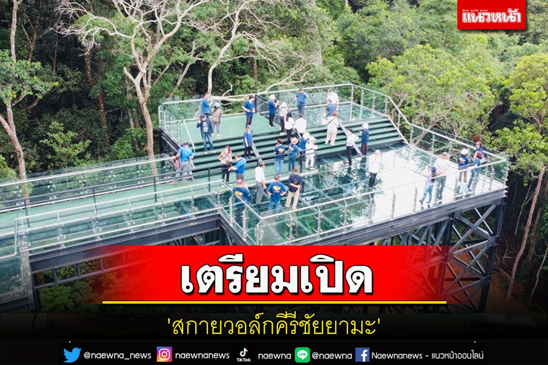 'สกายวอล์กคีรีชัยยามะ'เทศบาลนครเชียงรายเตรียมเปิดให้เข้าชมเมืองธรรมชาติป่าดอยสะเก็น