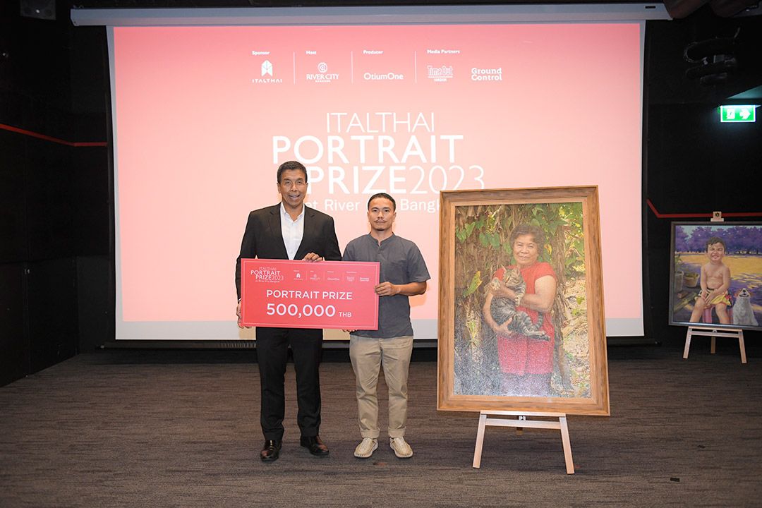 ริเวอร์ ซิตี้ฯ-อิตัลไทย จัดงานประกาศรางวัลการแข่งขันประกวดภาพวาดพอร์ตเทรตระดับชาติ ‘Italthai Portrait Prize 2023’