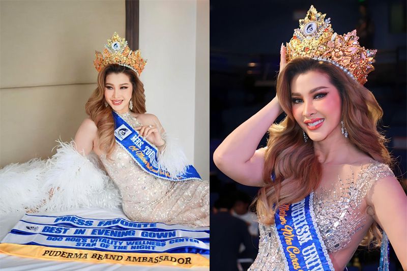 สมมง'หมวย รัมณีย์'สุดพีค..! คว้ามงกุฎ Mrs.Tourism Universe 2023