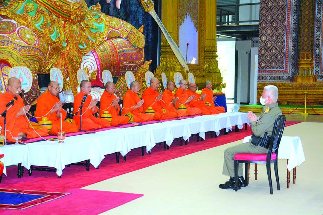 มูลนิธิส่งเสริมศิลปาชีพฯ จัดพิธีบวงสรวงเทพยดาครูอาจารย์  ก่อนเปิดการแสดง โขนรามเกียรติ์ ตอน‘กุมภกรรณทดนํ้า’