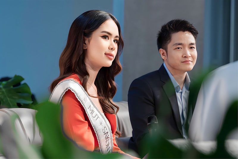 ‘โบอิ้ง-ธัญญ์นภัส’ MUT Sakon Nakhon 2023 ร่วมงาน สัมมนา ‘เสริมสร้างภูมิคุ้มใจ สื่อสารอย่างไรให้ไม่ Toxic’