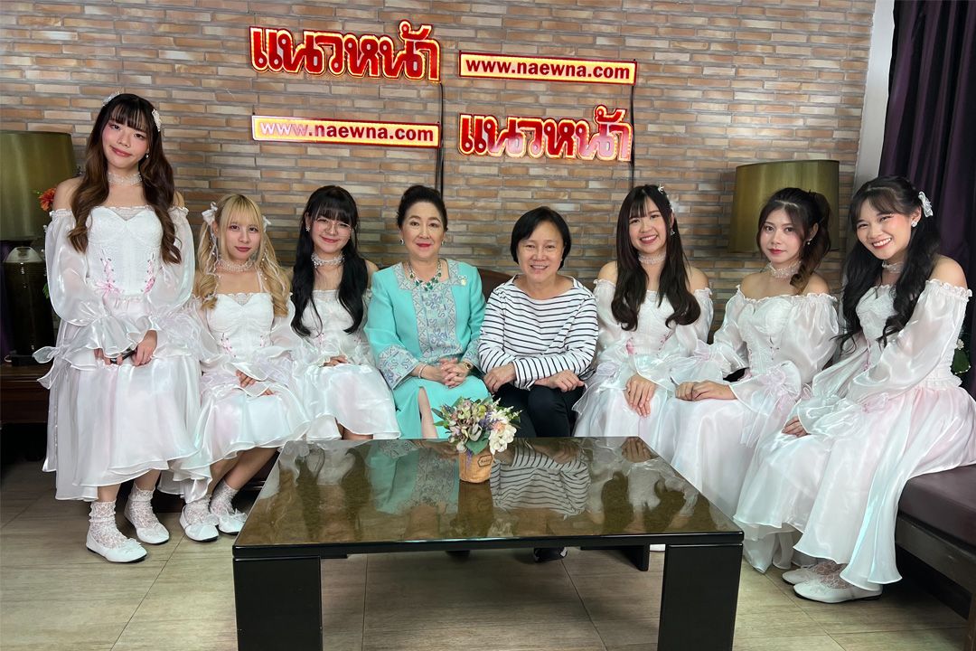 'ผาณิต-อัญชะลี'ให้การต้อนรับ 6 สาวไอดอล วง Hatobito โปรโมทซิงเกิ้ลเพลงใหม่'Our Season'